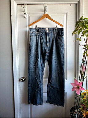 Early 2000’s Levi’s 527 Low Rise Bootcut Jeans - Dark Wash Grunge Denim Size 36x